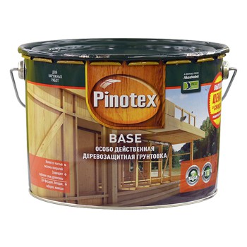 Грунт д/дерева Pinotex Base Бесцветный, 1л